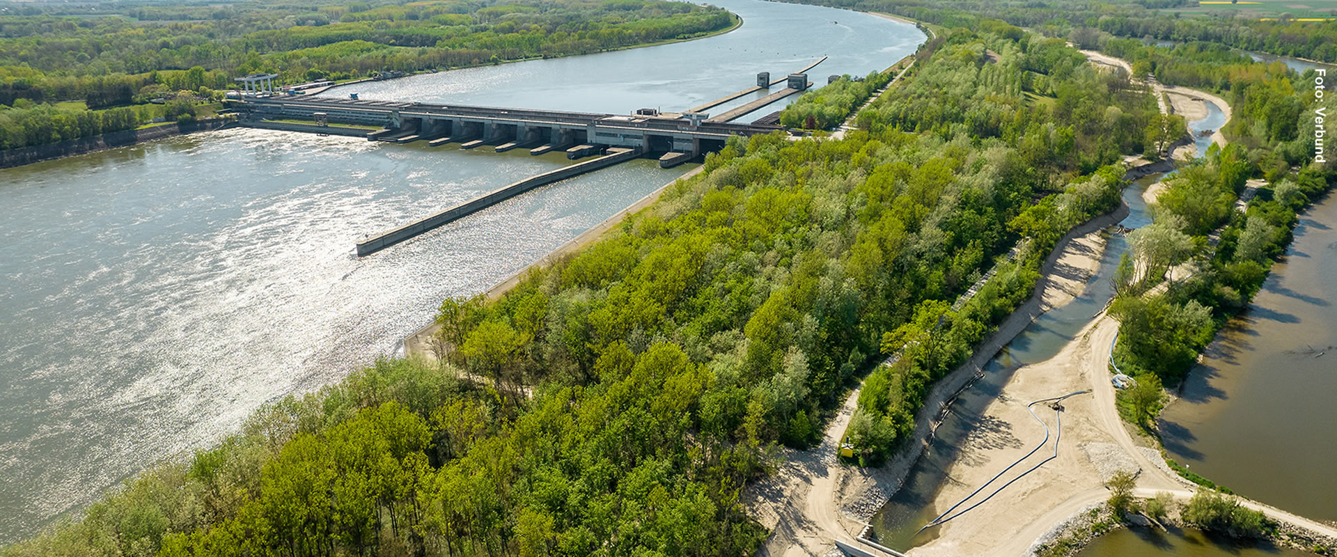 Verbund-Kraftwerk Altenwörth, Foto: Verbund Verbund-Kraftwerk Altenwörth, Foto: Verbund